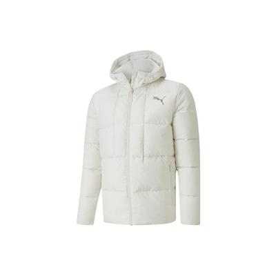 Logo Warme Winddichte Daunenjacke mit Kapuze Herren Oberbekleidung Rauchgrau 585534-05