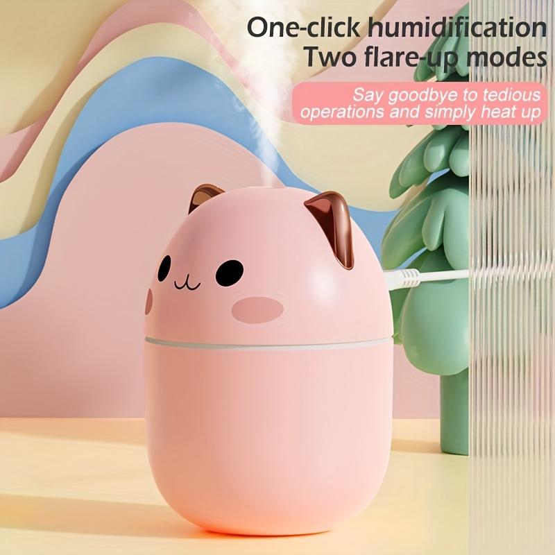 Bærbart LED-lys mini 250ml h2o Spray Mist luftfukter Double Wet Aroma Essential Oil Diffuser Bil usb luftfukter