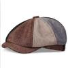 Hat Soft Newsboy Cap Men Grey Herringbone Flat Caps Women Men British Painters Hat Soft Autumn Winter Hats Octagonal Cap