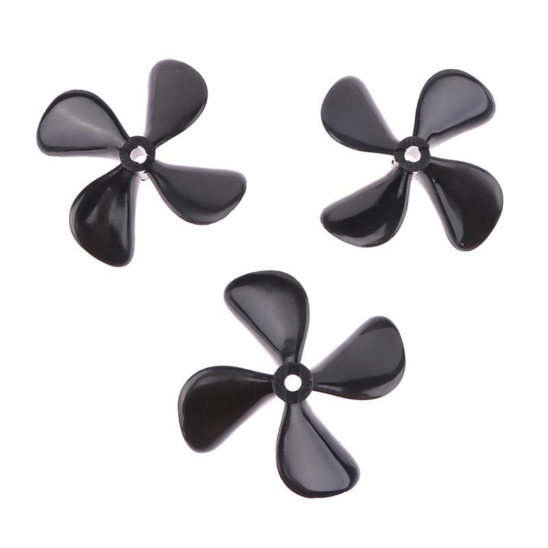 2Pcs 4Mm Rc Boat Four Blades Paddle Positive/Reverse Boat Propeller High Strength Screw D50/55/60/70Mm
