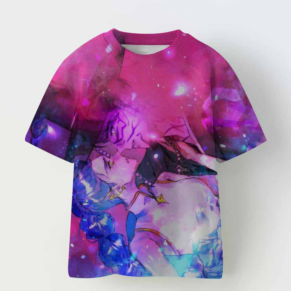 Kpop Demon Hunters Children's Clothing Short Sleeve T-shirt Kpop Demon Hunters Tiger Harajuku Tshirt for Boys Girls Gift