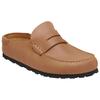 Birkenstock Rubber Sole Abrasion Resistant Closed Toe Slippers Unisex Brown Regular Loose Fit 1030206