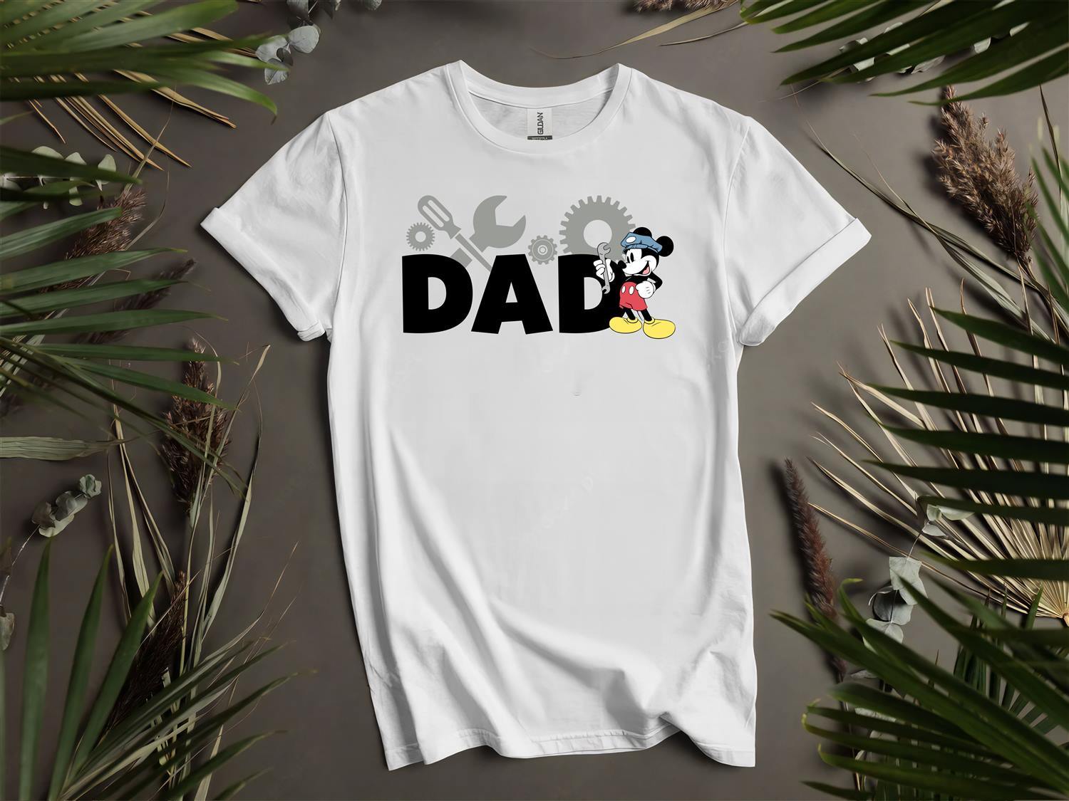Mickey Mouse Dad T-shirt T shirt Men Women Unisex Tshirt L56 XXXXL