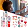 Valentine's Day Heart Stickers, 500 Per Roll, Wedding, Birthday And Party Gift Decoration