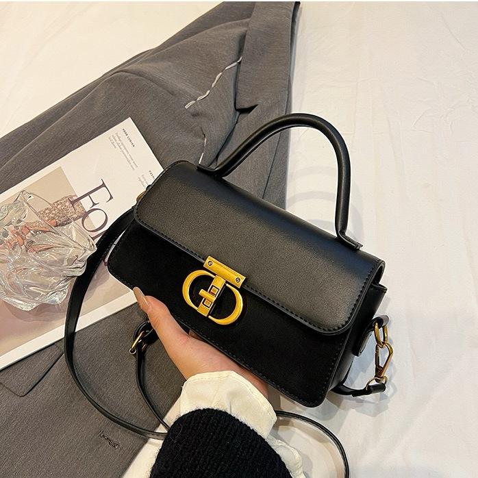 

Летние кожаные сумки через плечо, кошелек и сумочка для женщин, модные сумки через плечо, сумка через подмышку, маленькая квадратная сумка чёрный