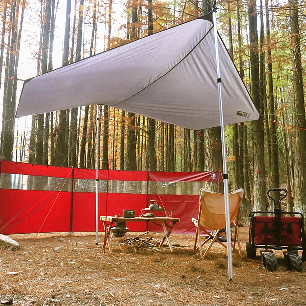 Waterproof Camping Tarp Thicken Picnic Mat Durable Beach Pad Hexagonal Tent Mat Multifunctional Tent Footprint Sun