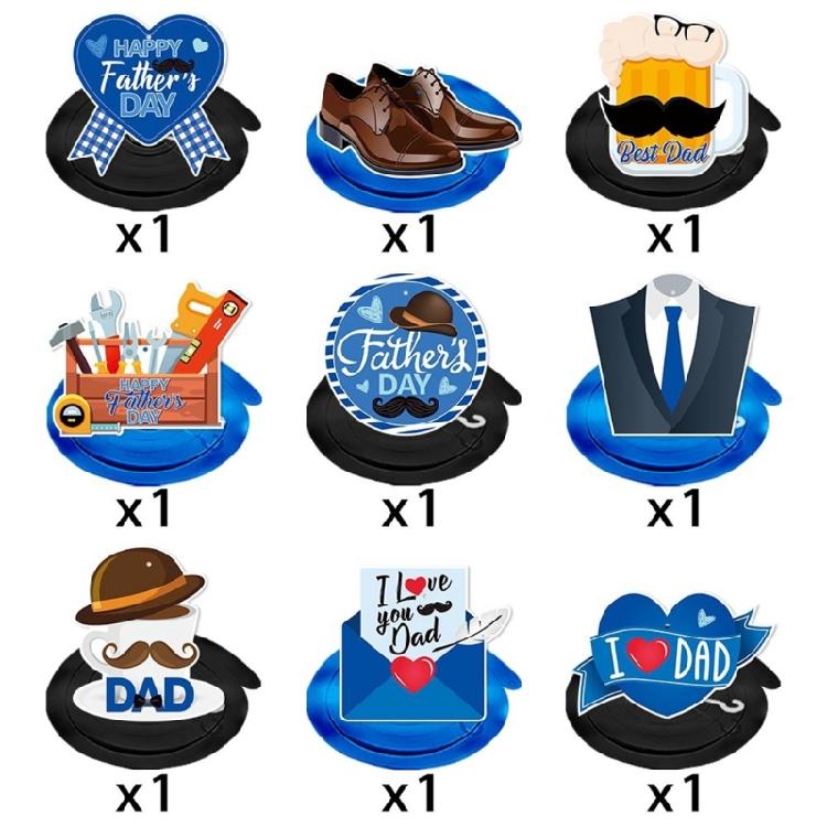 Customizable Father's Day Celebration Decoration With Bright Color Large Backdrop Banners Accessories