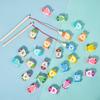 Kids Wooden Fishing Game Toys Gifts Early Education Alphabet Numeric Cognitive Toys Children Interactive Games Toys For Gifts