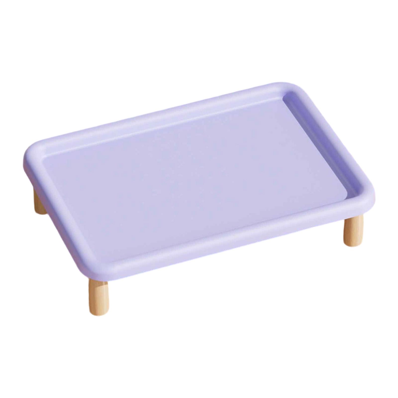 

Sturdy PP Wood Non Slip Pet Feeder Stand Raised Water Bowl Dispenser Shelf for Dog Cat Feeding