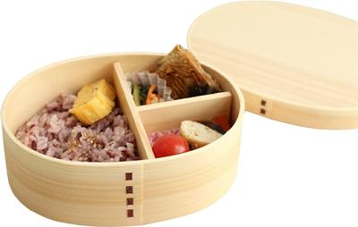 Yamaya Lacquerware Bento Kishu 700ml - Japanese-Made Box, Lacquer, (White Wood)