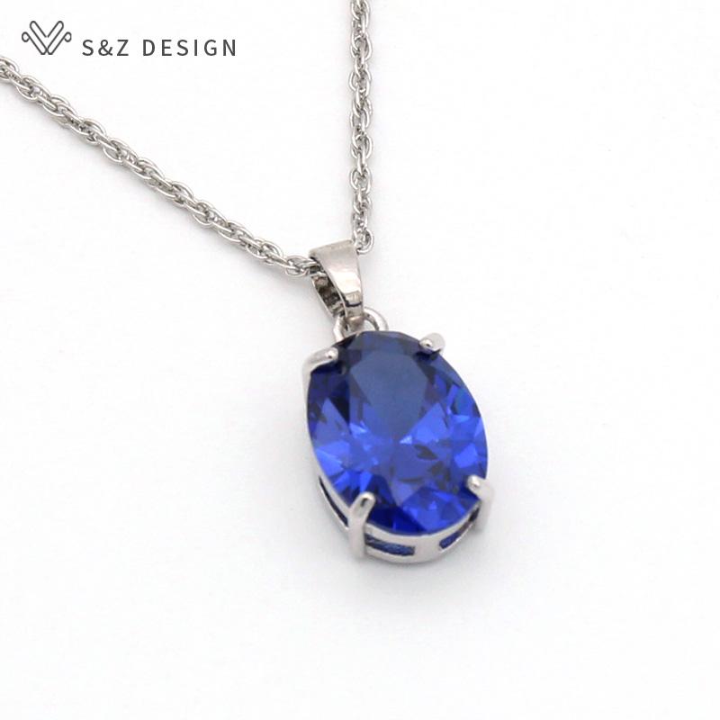 

Модное ожерелье в форме овального яйца с кубическим цирконием, ожерелье для женщин, свадебное ожерелье цвета розового золота, вечерние украшения