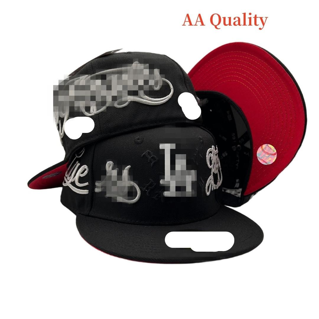 Flat-brimmed hat embroidered cap 55.8cm-7 size