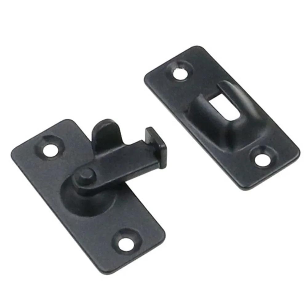 Door Lock 90 Degree Barn Door Latch Bolt Stainless Steel  Right Angle Sliding Gate Drawers Cabinets Lock Hardware