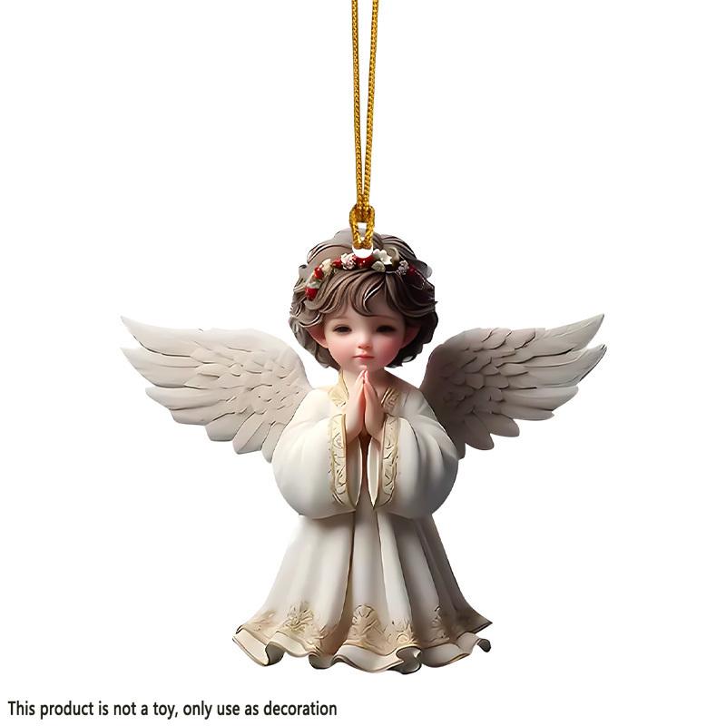 1 шт. Пасхальный молящийся ангел Акриловая подвесная табличка Дверь Стена Табличка Внутренний Наружный Домашний Декор 1pc