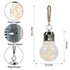 2Pcs/Set Modern Pendant Hanging Candle Holder Lamp Light Vintage LED Battery Powered Bulb Cordless Table Lamp for Home Decor