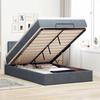 VidaXL Ottoman Bed Frames and Mattress Dark Grey 120x200 Cm Velvet, Bed Frame, Upholstered Bed Frame, Bed Frame 3311910
