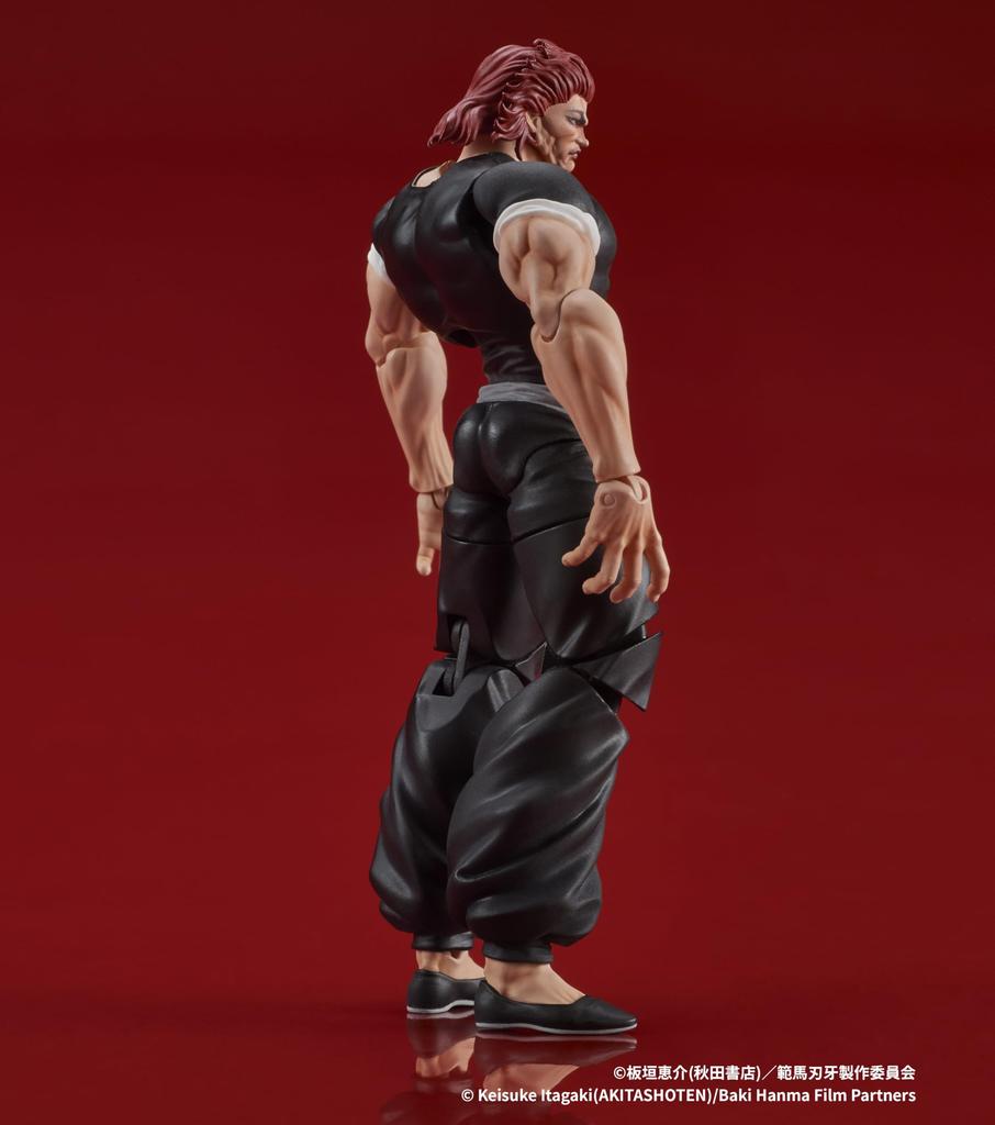 DIG DIGACTION the Yujiro Approximately 80mm Finished (DIG) "Baki Grappler" Hanma, Tall, Non-scale, PVC, Painted, Figure.
