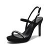 Hochhackige Schuhe Stiletto Wasserdichte Plateau Sandalen Damen Strass Nacht Prinzessin Schuhe Mode Sommer Neu