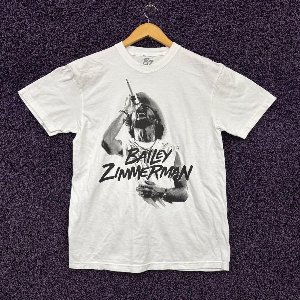 Bailey Zimmerman Singing TShirt Size Medium Unisex T-Shirt L