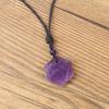 [COAI] Amethyst Hexagram Necklace (February Birthstone) - Unisex