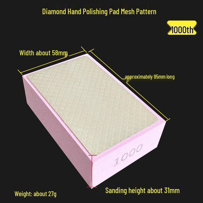 Diamond Hand Polishing Pad: Handheld Grinder & Tile Edger Whetstone 