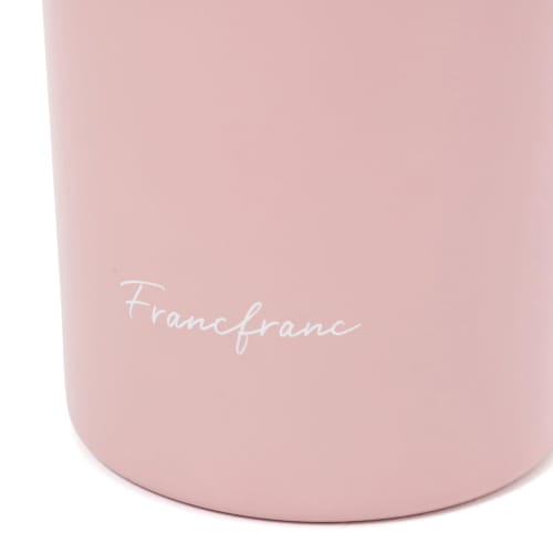 Francfranc Stainless Steel Tumbler with Lid, 650ml, Pink, Double-Layer Vacuum-Resistant, Insulated for Hot or Cold Drinks, Perfect for the Office or a