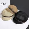 JYL DIY Men's Straw Hat Outdoor Sun Protection Woven Straw