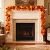 Wreath Maple Leaf Wreath Maple Leaf Wreath Hanging Vine Wreath Artificial Leaf Wreath Thanksgiving Decoration