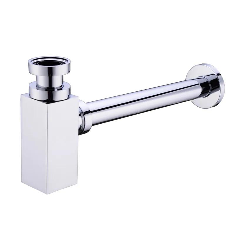 Bathroom Sink Bottle Trap Wash Basin Waste Siphon Pipe Kits Brass Modern Black Pop Up Filter Fixture Toilet Insect Stopper