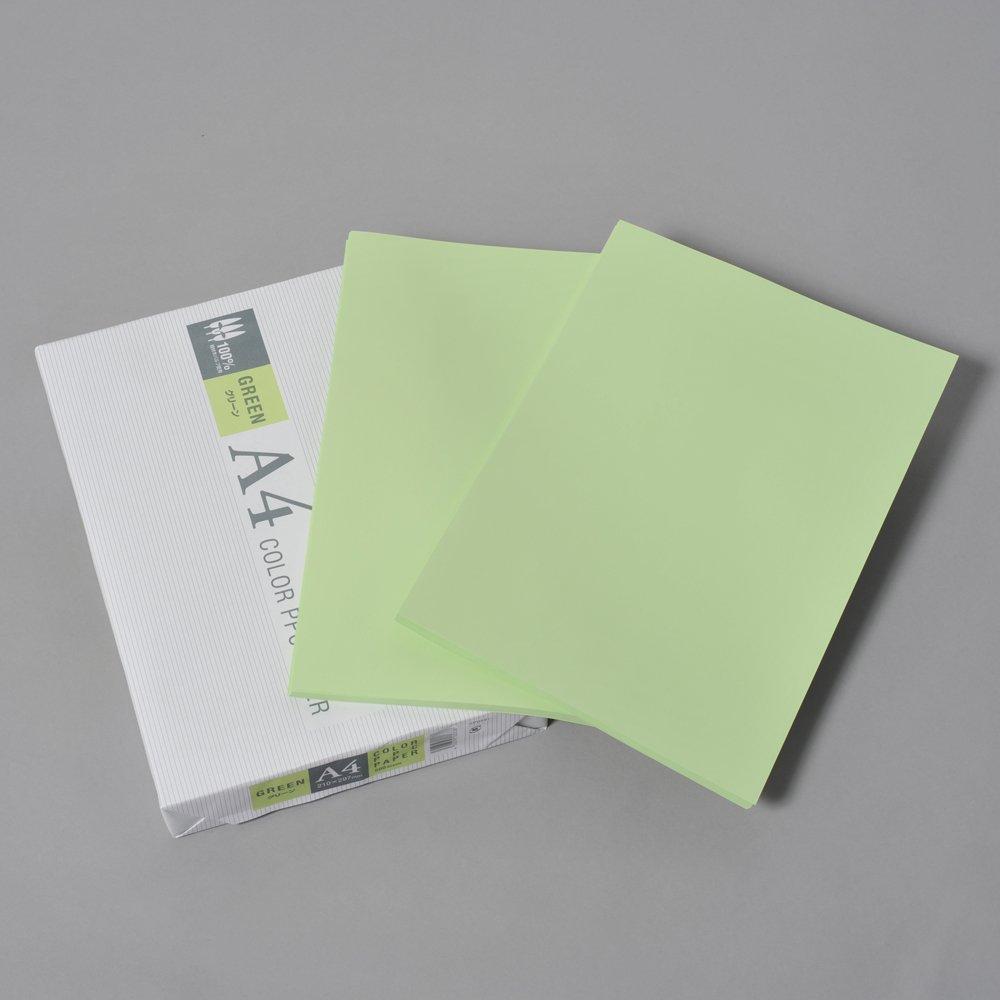 APP Color Copy 500 Sheets Paper, A4, Green, 0.09mm Thickness,