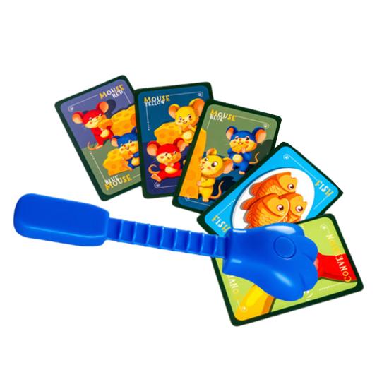 

1 Набор Настольная игра «Кот ловит мышей» с 3 палочками-ловушками, Тренировка реакции, Битва для нескольких игроков, Семейный вечер, Вечеринка, Портативная, для путешествий, Интерактивная для детей и взрослых set