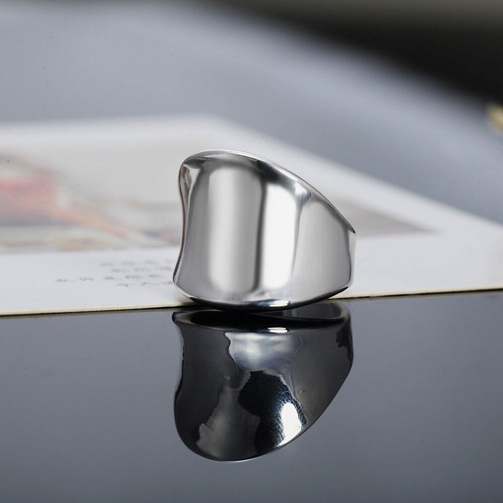 New 925 Silver Ring Glossy Ring For Woman Wedding Wedding Gift