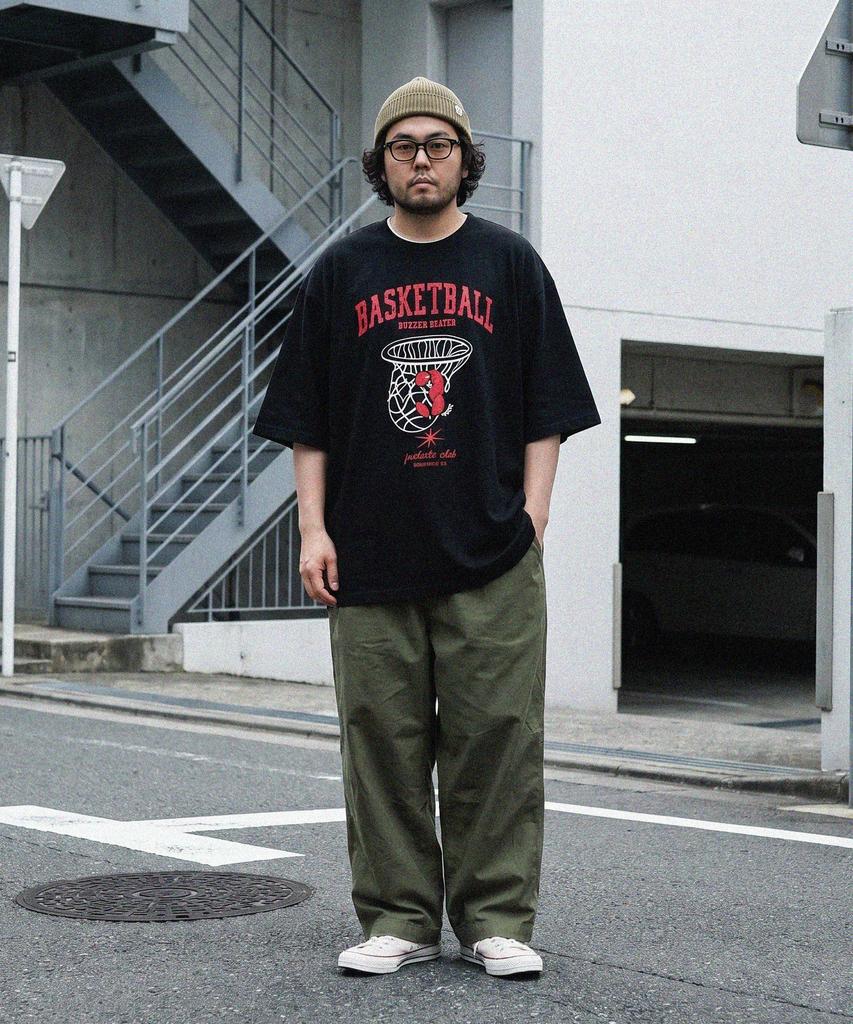 MODERMENT Real Overfit Buzzer Beater Short Sleeve T-Shirt [Violet]