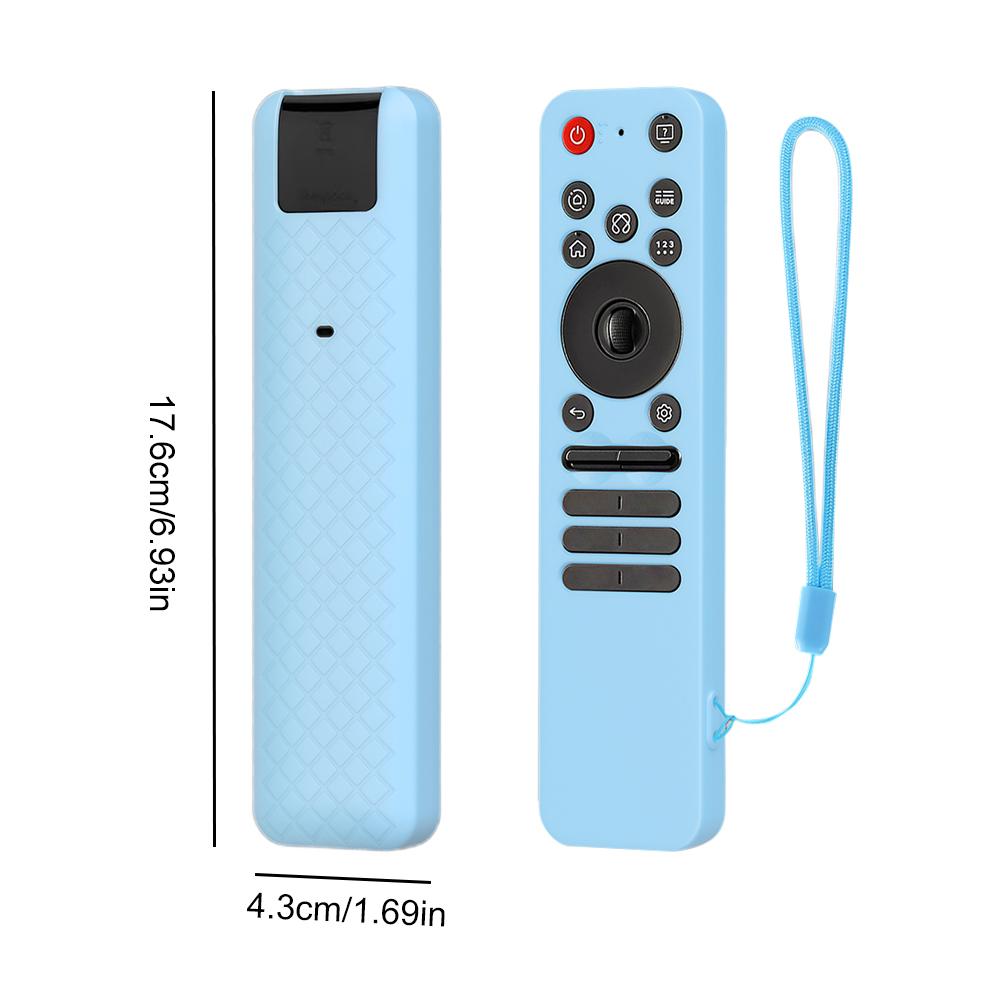 Remote Control Case for LG MR25GA OLED Smart TV Remote Control Cover Silicone Protective Case with Lanyard Shockproof Soft Shell