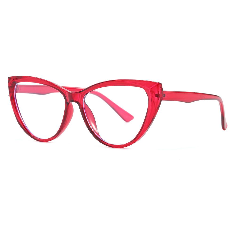 Brand Design Cat Eye Ladies Elegant Frame Anti-Blue Light Europe And The United States Trend Spectacle Farsightedness Glasses