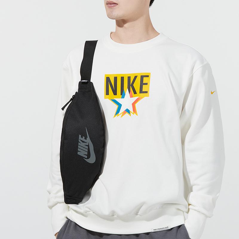 Nike Fabric Sling Bag, Crossbody Bag, Fanny Pack Regular Unisex Black Casual DB0490-011