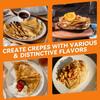 Ergonomic Grip Crepe Maker Nonstick Electric Pancake Pan Electric Crepe Maker  Breakfast Cooking