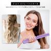 Cordless Hair Iron with Heated Temperature Adjustment USB Hair Hair Texture Straightening Hair Iron Brush 2-in-1 Brush, 150-200℃ Adjustment, Portable,