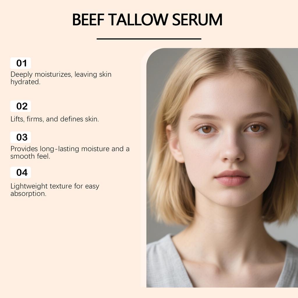 Beef Facial Moisturizing Serum For Hydrate, Refine Pores, Shrink Pores 60ML