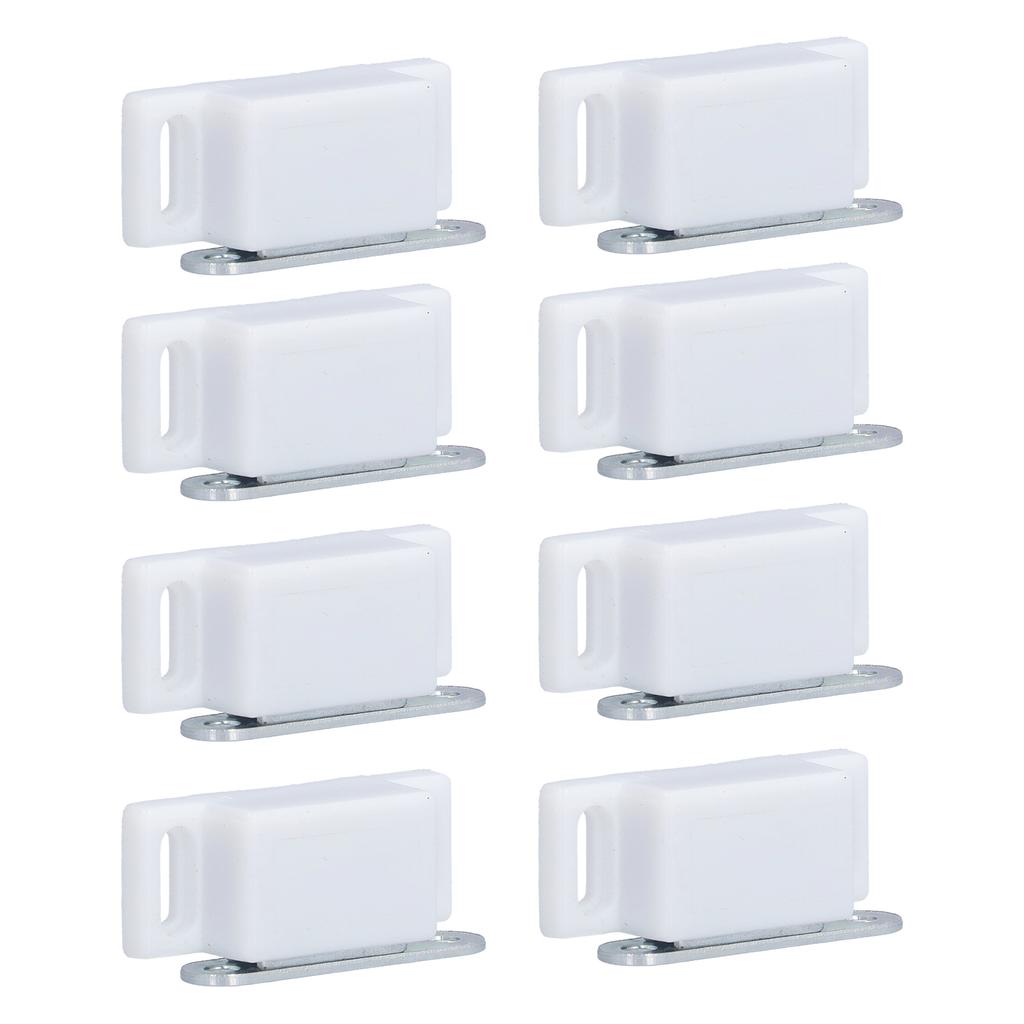8 Set Stainless Steel Magnetic Door Catch Cupboard Closet Cabinet Door Damper Buffer Furniture Accessories