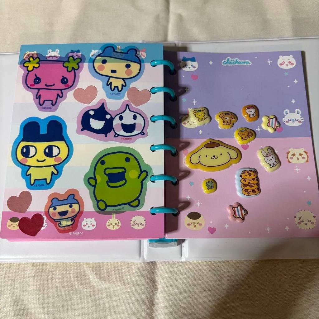 Used Chikawa sticker book finished product