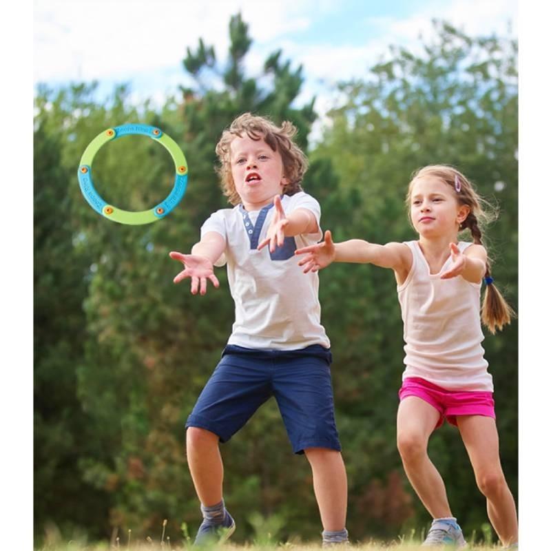 Frisbee Doux Sécurisé en Mousse Eva Pour Enfants Jeunes Jouet d'Extérieur Idéal Pour les Compétences de Développement