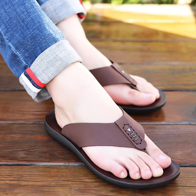 Summer Men Sandals Genuine Leather Mens Casual Shoes Outdoor Men Leather Sandals for Men Beach Shoes Roman mens Shoes
