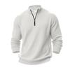 Men S Half Zip Stand Collar Pullover Sweatshirt Casual Loose Fit Autumn Large Size