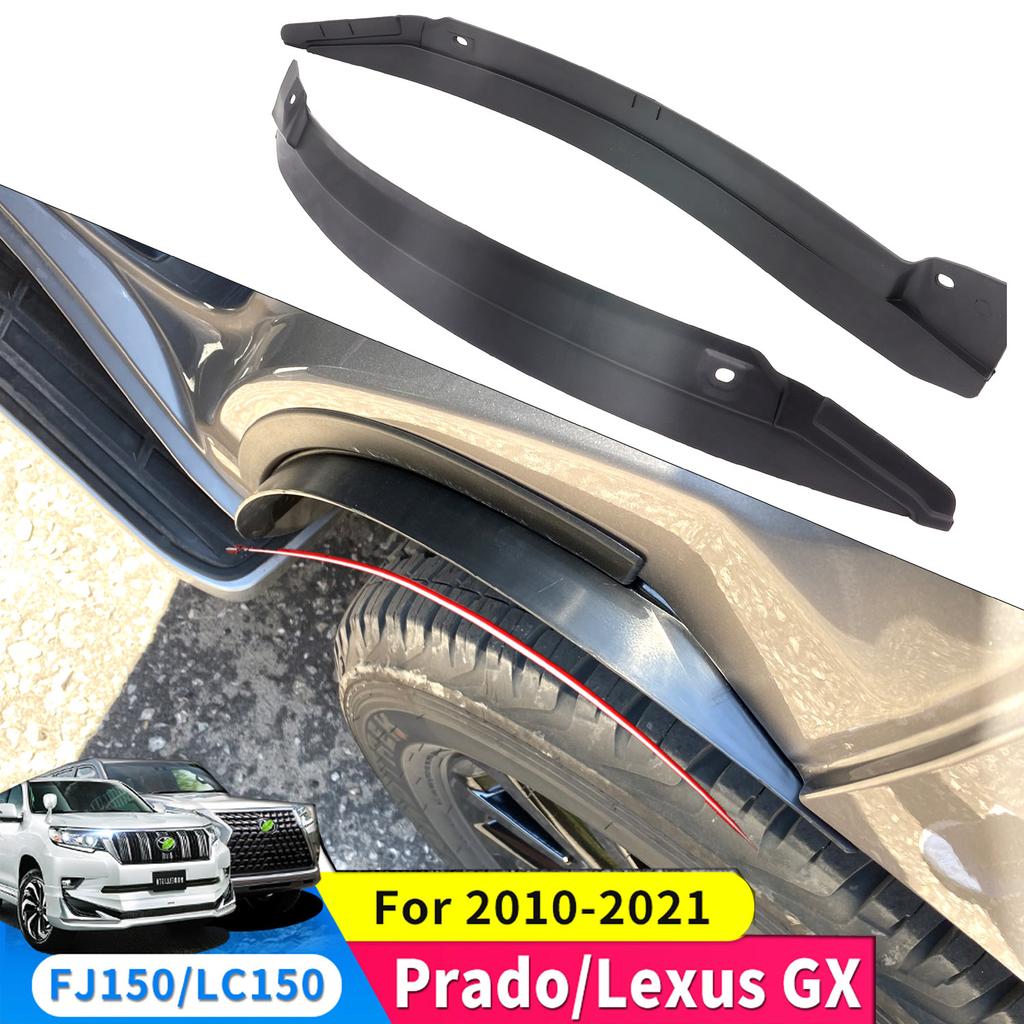 2x Samochodowy Tylny Błotnik Nadkole Przeciwbłotny Ochraniacze Drzwi Chlapacze Dla Toyota Land Cruiser Prado 150 Lexus GX 2010 - 2022 Błotnik