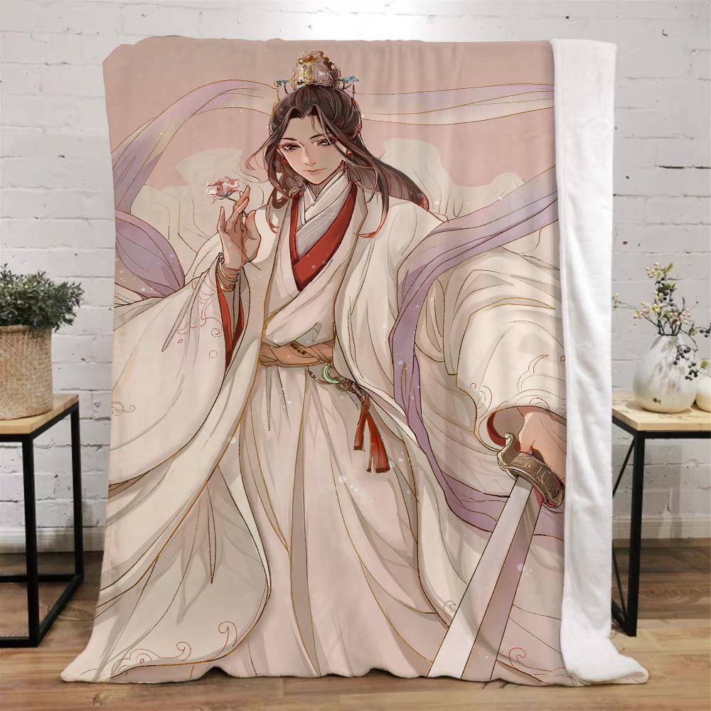 Heaven Official’s Blessing Kinderdecke Bett Innenraum für Zuhause Luxus Decken & Überwürfe Flauschiger Plaid Strandtuch Überwurf Knie Weich