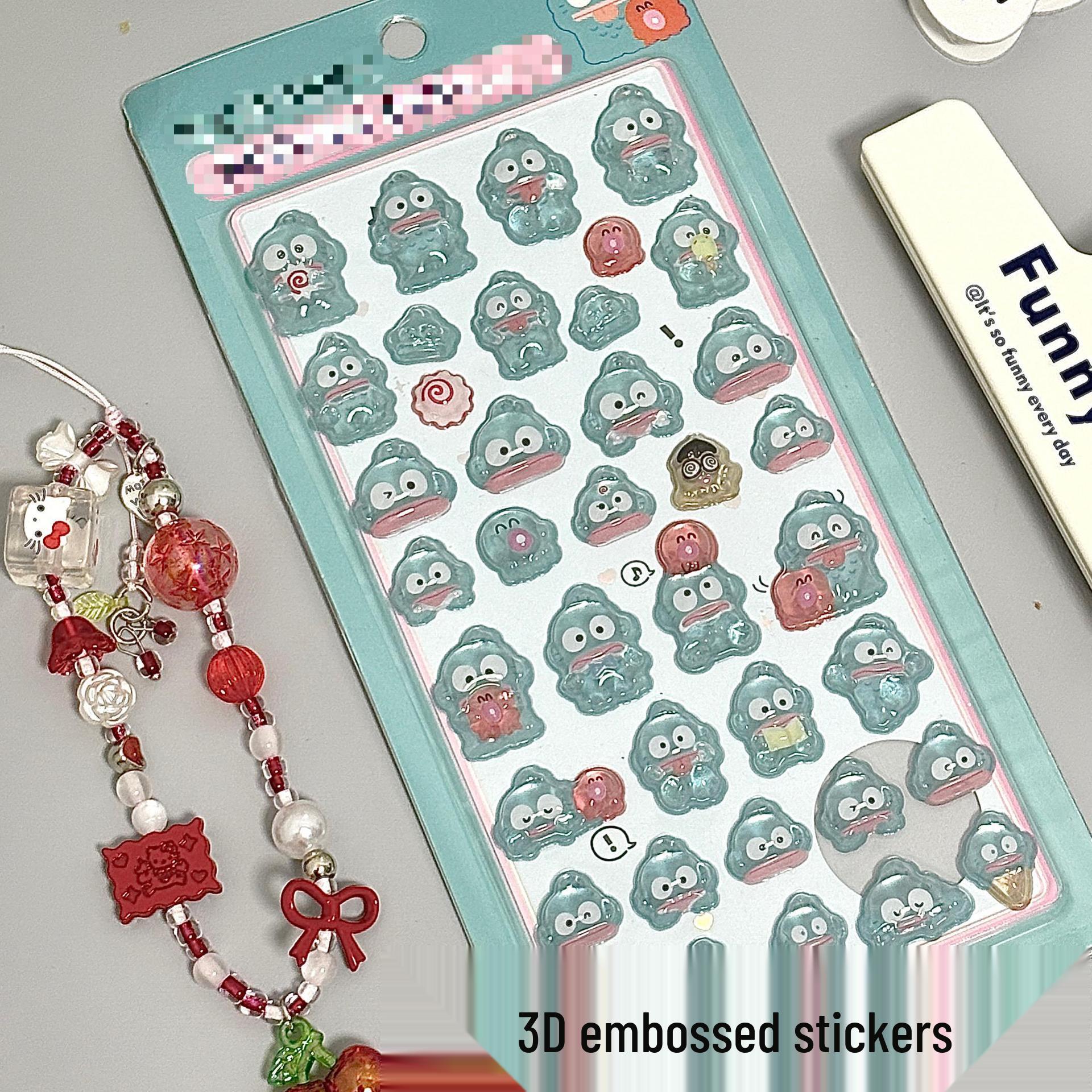 Sanrio Cute 3D Cartoon Stickers - Cinnamoroll & My Melody Phone Decorations