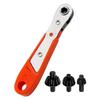 1 Set NEU Mini 1/4 Zoll Doppelseitige Schnellstecknuss Ratsche Schraubendreher Bit Werkzeug Enthält 1 X Ratsche Griffschlüssel
