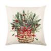 Christmas Pillowcases  Holiday Decorations  Living Room Sofa Cushion Covers  Bedroom Pillow Covers(Without Pillow Core)