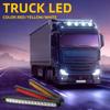 1Pc Auto Licht Bar 15LED Lampen Für Auto Lkw Bremslicht Signal Seite Marker Blinker Warnung Rücklicht 12v 24v